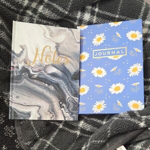 Stylish Marble and Floral Journals Set